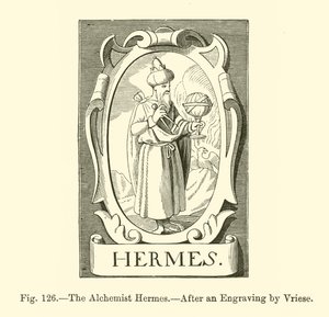Alkymisten Hermes (gravering) af French School