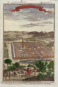 The Ancient Town of Babel, illustration fra Description de l