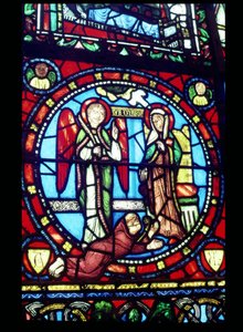 Bebudelsen med Suger (ca. 1081-1151), 1100-tallet af French School