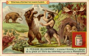 Den antediluvianske periode, Liebig Card af French School