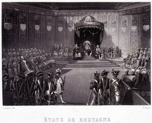Forsamlingen af generalstaterne Bretagne og Vendée af French School
