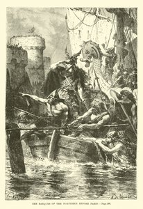 Nordmændenes barker før Paris af French School