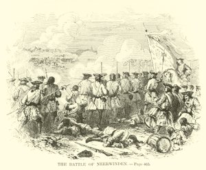 Die Schlacht von Neerwinden von French School
