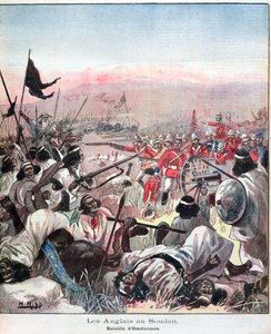 Slaget ved Omdurman, cover af Lectures Pour Le Dimanche, september 1898 af French School