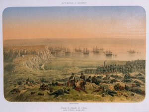 Slagmarken ved Alma efter sejren, 20. september 1854 af French School