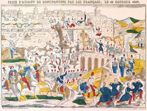 Franskmændenes tilfangetagelse af Konstantin den 13. oktober 1837 af French School