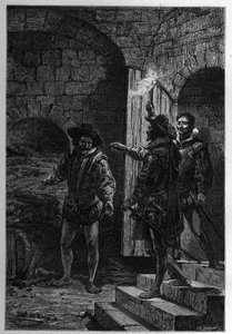 The Capture of Guy Fawkes - Arrest of Guy Fawkes (Guido Falxius, kendt som John Johnson, engelsk katolik af French School