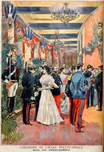 The Centenary of the Ecole Polytechnique: A ball at Trocadero, fra det illustrerede supplement til 