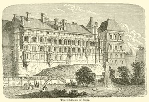 Chateau de Blois (gravering) af French School