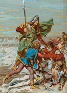 Karl den Udslæts død, hertug af Bourgogne af French School