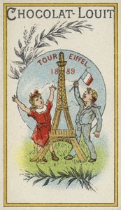 Der Eiffelturm, 1889 von French School