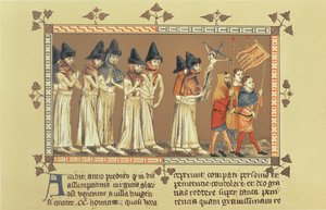 Flagellanterne ved Doornik i 1349, kopi af en miniature fra Aegidius Li Muisis Krønike af French School