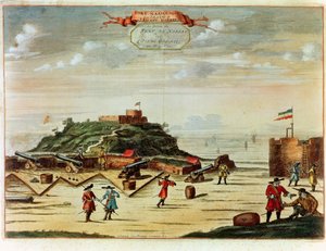The Fort of Goree (farvegravering) af French School