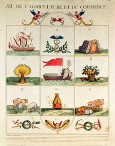 The Game of Agriculture and Commerce, slutningen af det 18. århundrede af French School