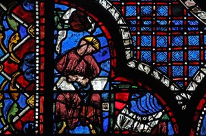 Det barmhjertige samaritanske vindue: donorerne - skomagere (w44) af French School