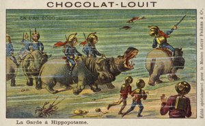 Hippopotamus Guard i år 2000 af French School