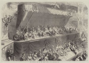 The Imperial Box i Grand Opera, Paris af French School