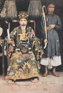 Kinh Luoc eller Emperors Viceroy i Tonkin, 1896 af French School