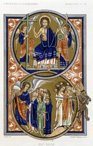 The Last Judgment - Faksimile af en miniature af Psalter of St Louis af French School