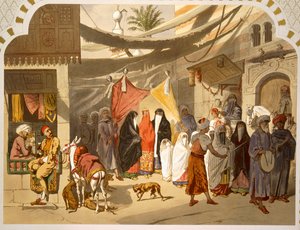 Ægteskabet af en araber i Kairo, 1860