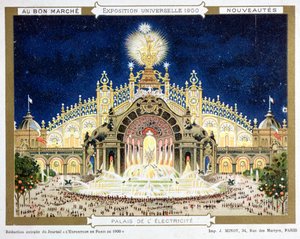 Elektricitetspaladset på verdensudstillingen, fra butikskataloget 