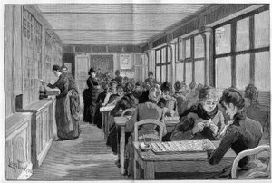 Panama Bond Ranking Workshop i Paris i 1888. af French School