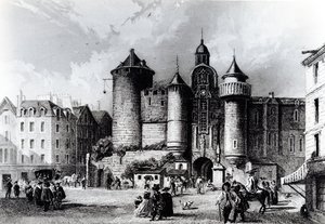 Petit Chatelet i det syttende århundrede af French School