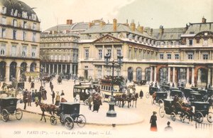Place du Palais Royal i Paris, 1910 af French School