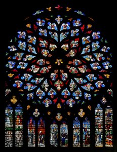 Rose de Paradis med englemusikere, før 1520 af French School