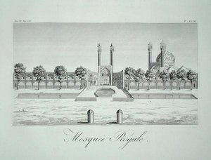 Den kongelige moske i Isfahan, fra 