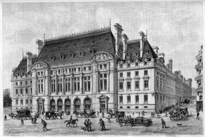 Sorbonne blev renoveret i 1887 fra rue des Ecoles. af French School