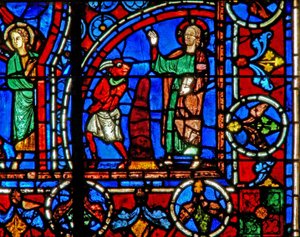 Kristi fristelse - Djævelen afvises (w30a) af French School