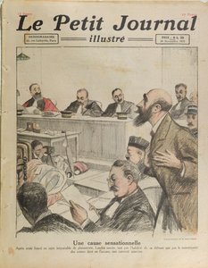 Retssagen mod Henri Desire Landru (1869-1922) fra Le Petit Journal, 20. november 1921 af French School