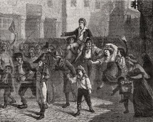 Marats triumf, 24. april 1793, fra 