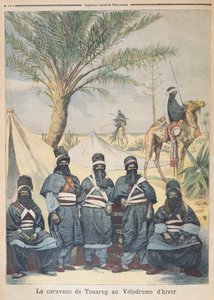 Tuareg-karavanen ved vintervelodromen, illustration fra Le Petit Journal, 4. juni 1894