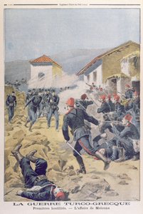 Den turkisk-græske krig, fra Le Petit Journal, maj 1897 af French School