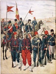Den tyrkiske hær under Balkankrigen, 1912-13 af French School