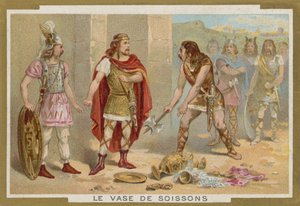 Vasen af Soissons (chromolitho) af French School