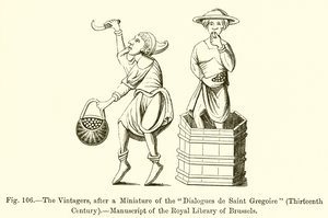The Vintagers, efter en miniature af Dialogues de Saint Gregoire af French School