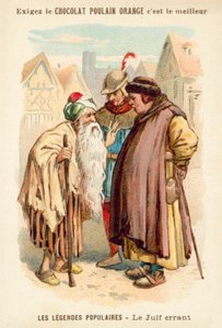 Den vandrende jøde (chromolitho) af French School