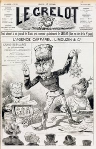 The Wilson Affair, forside af Le Grelot, 16. oktober 1887 af French School