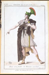 Skuespilleren Philippe i rollen som Romulus af French School