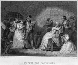 De dømtes appel - i "" Revolution francaise"" af Thiers. 19. århundrede af French School
