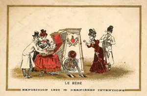 Babyen (chromolitho) af French School