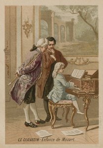 Clavichord: Mozarts barndom af French School
