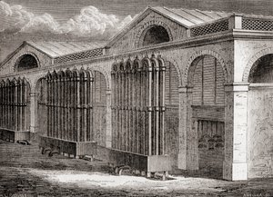 Kulgaskondensatoranlægget i La Villette, Paris, Frankrig i det 19. århundrede, fra 