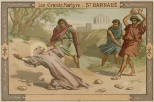 Der Tod des St. Barnabas von French School