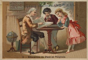 Uddannelse af Paul og Virginie af French School