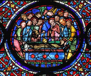 Jomfruens gravlæggelse (w42) af French School