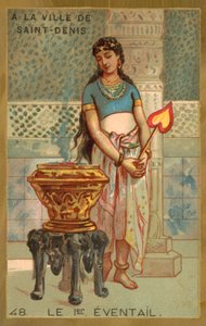 Den første blæser (chromolitho) af French School